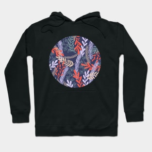 Summer leaves pattern Hoodie